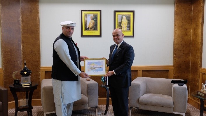 Timbalan Menteri (Tenaga) di Jabatan Perdana Menteri Terima Kunjungan Hormat Daripada Pesuruhjaya Tinggi Republik Islam Pakistan Ke Negara Brunei Darussalam