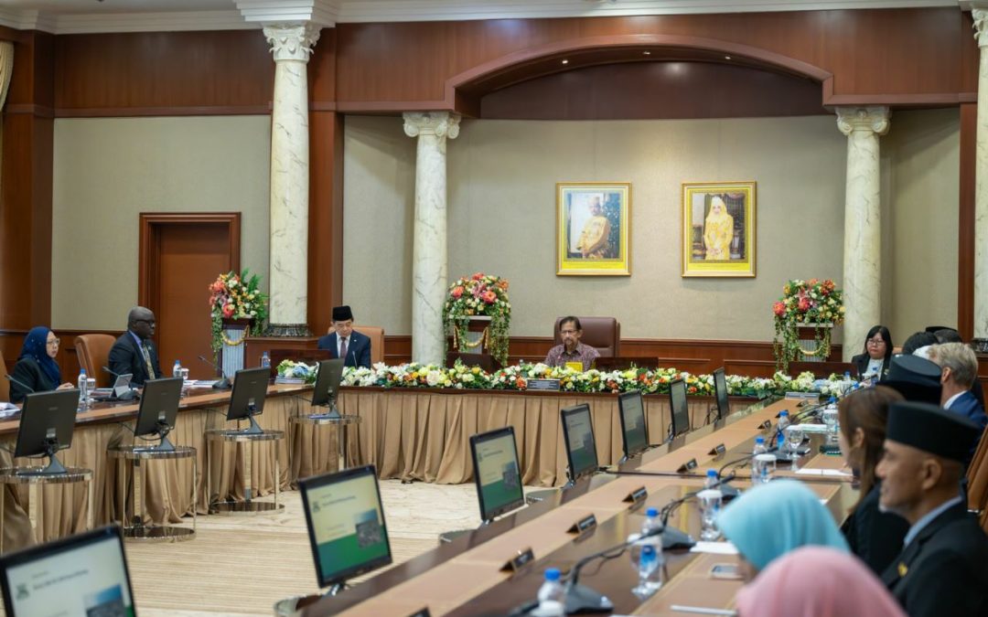 Kebawah Duli Yang Maha Mulia Paduka Seri Baginda Sultan dan Yang Di-Pertuan Negara Brunei Darussalam Berkenan Mempengerusikan Mesyuarat Lembaga Pengarah BLN ke-223 dan Mesyuarat Lembaga Pengarah BGC ke-109