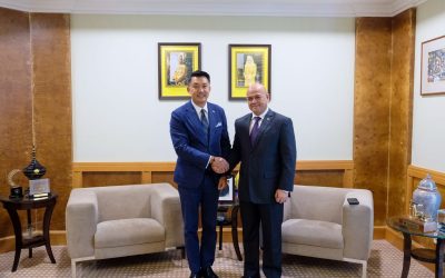 Timbalan Menteri (Tenaga) di Jabatan Perdana Menteri menerima Kunjungan Hormat daripada Tuan Yang Terutama Yip Wei Kiat, Pesuruhjaya Tinggi Republik Singapura ke Negara Brunei Darussalam.