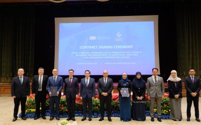 Penandatanganan Kontrak Bagi Projek Pembinaan Stesen Janakuasa Combined Cycle Gas Turbines Bukit Panggal Fasa 2